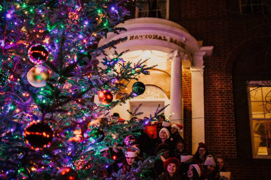Christmas Tree Lighting on Nantucket