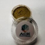 KryoKief cannabis extract with visible trichomes